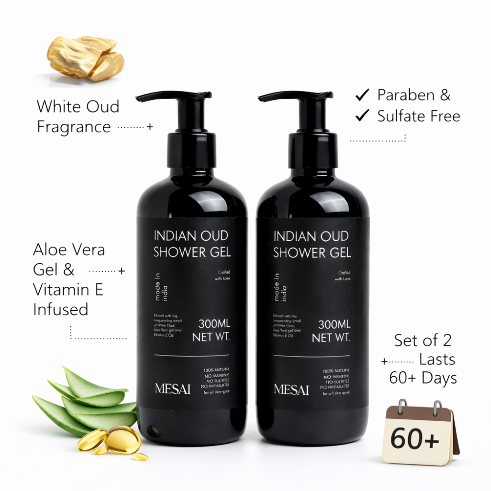 Indian Oud Shower Gel Duo
