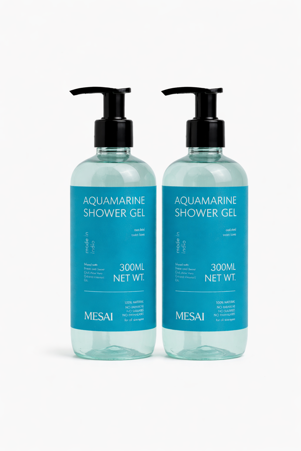 Aquamarine Shower Gel Duo