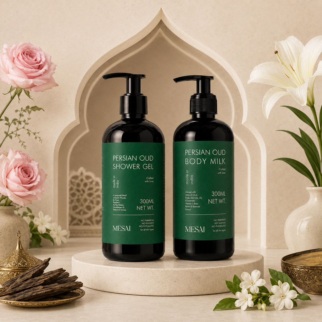 Persian Oud Shower Gel & Body Milk Duo