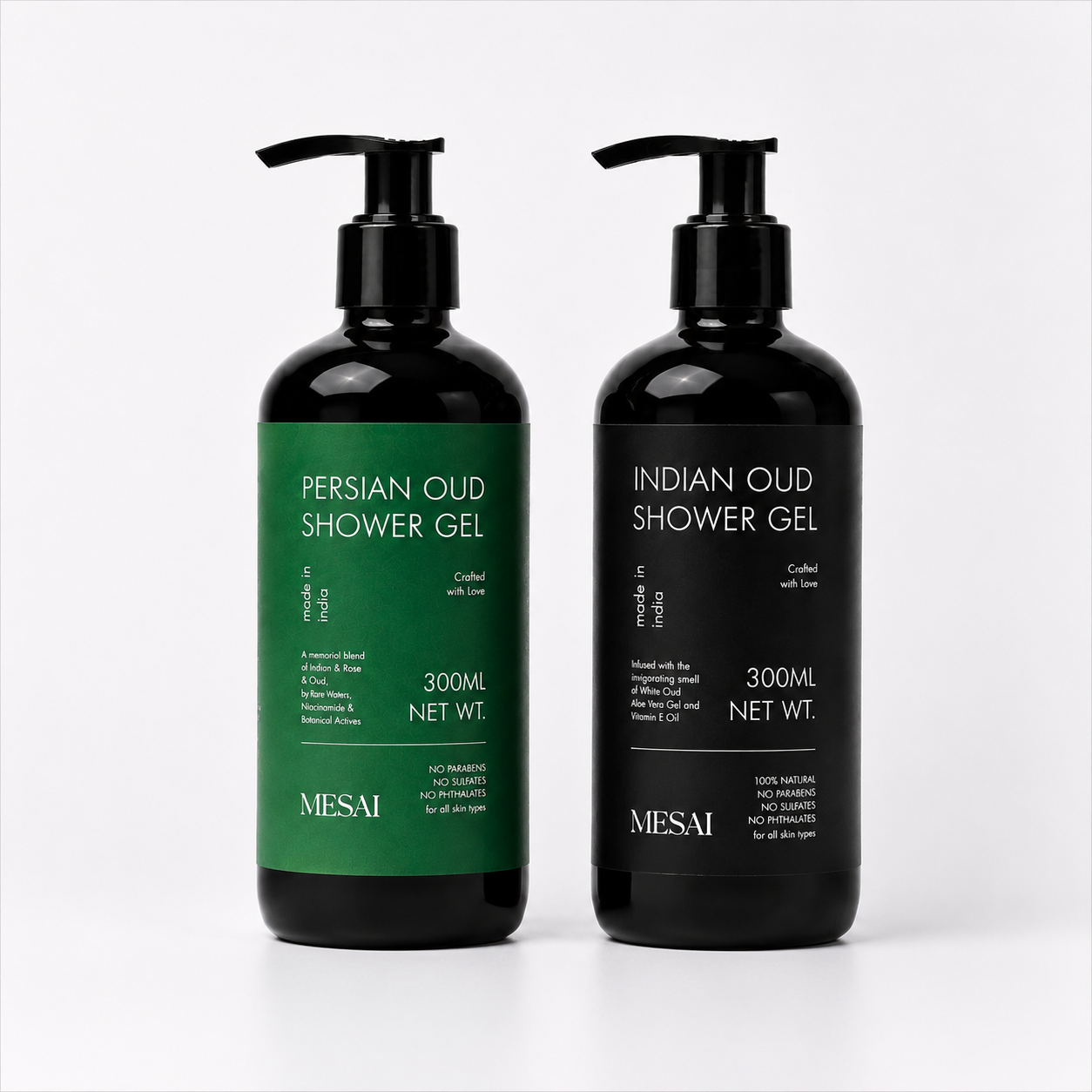 Persian + Indian Oud Shower Gel Combo