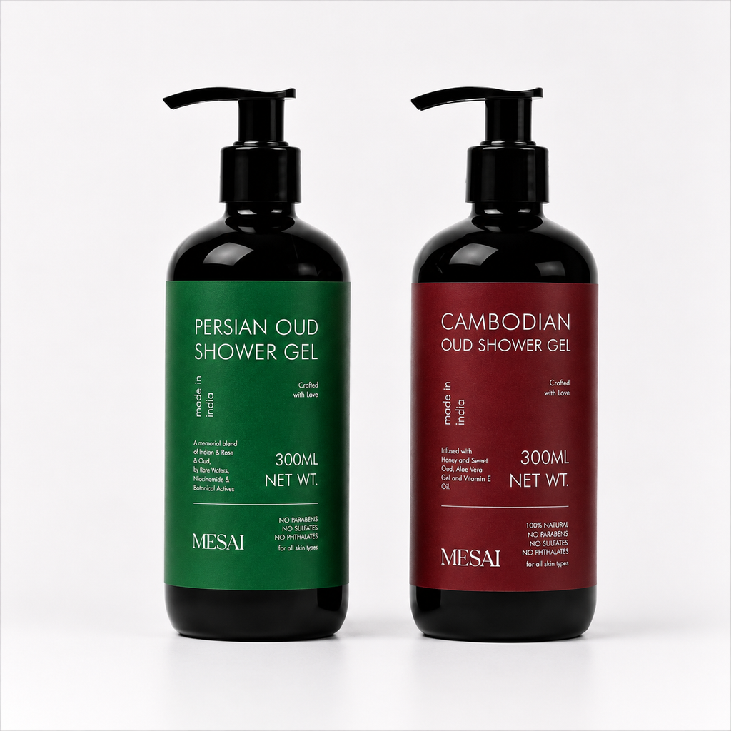Persian + Cambodian Oud Shower Gel Combo