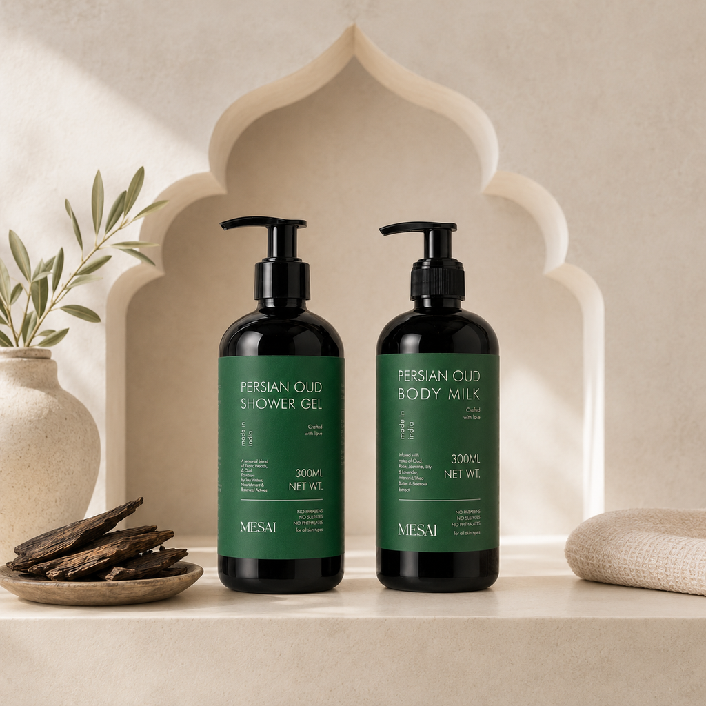 Persian Oud Shower Gel & Body Milk Duo