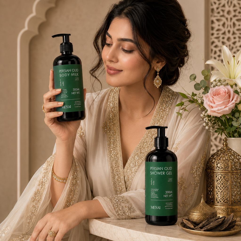 Persian Oud Shower Gel & Body Milk Duo
