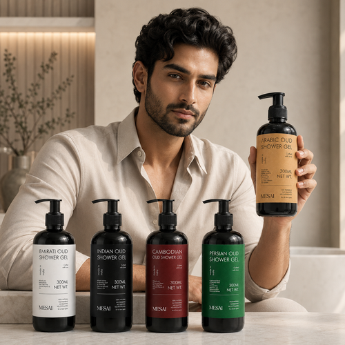 Arabic + Emirati + Indian + Cambodian + Persian Oud Shower Gel Combo
